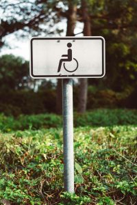 señal minusvalidos discapacitados