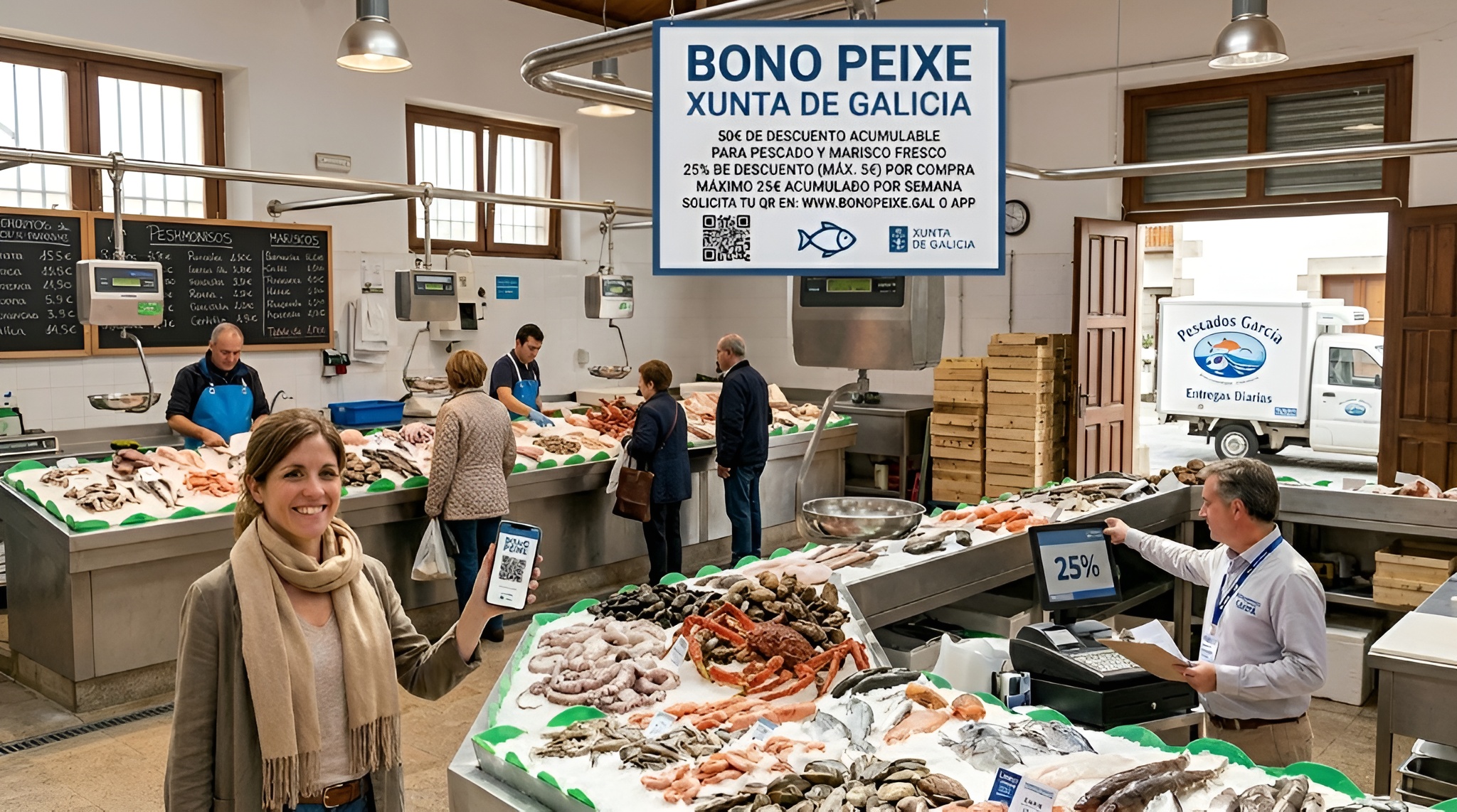 Bono Peixe Xunta de Galicia: cómo solicitarlo, descargar y establecimientos adheridos