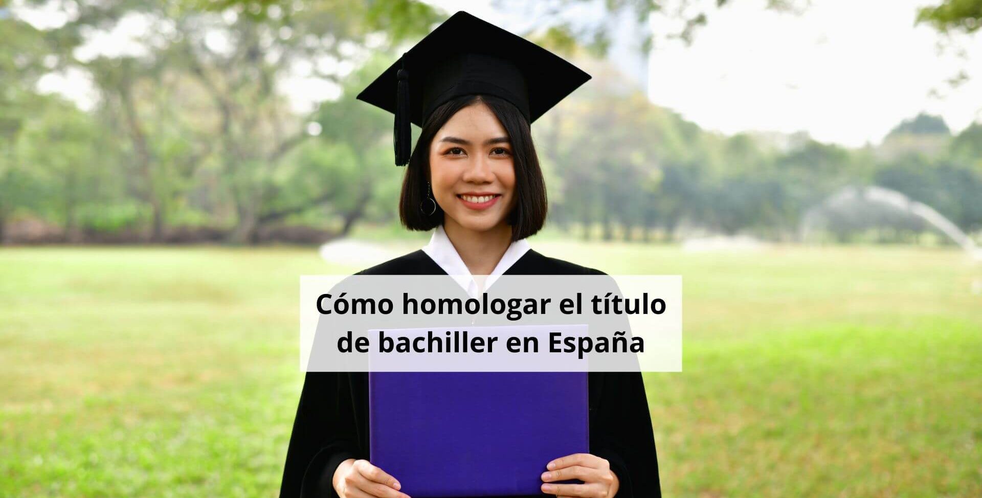 Homologar titulo de bachiller en España