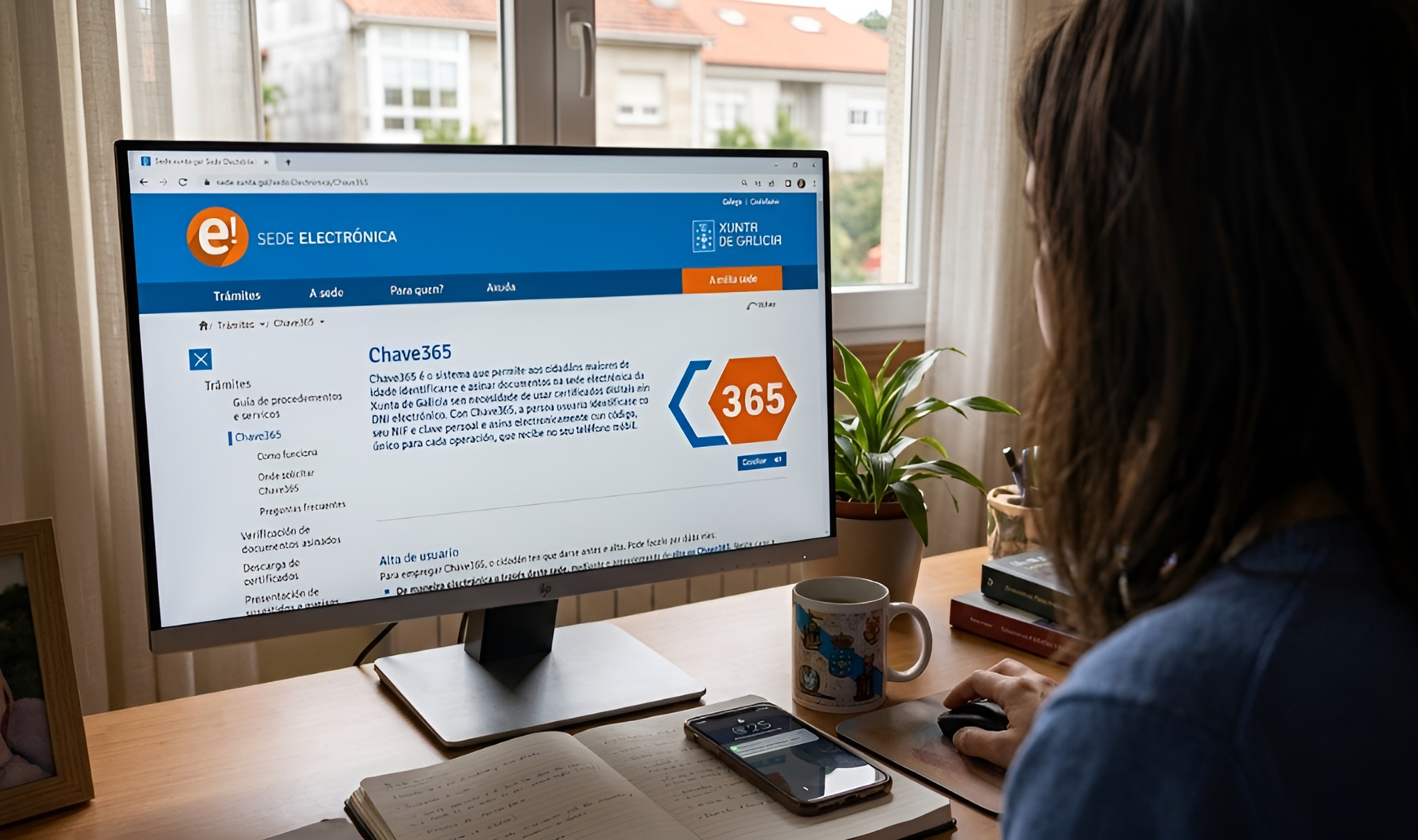 Chave 365: qué es, cómo darse de alta y para qué sirve en la sede electrónica de la Xunta
