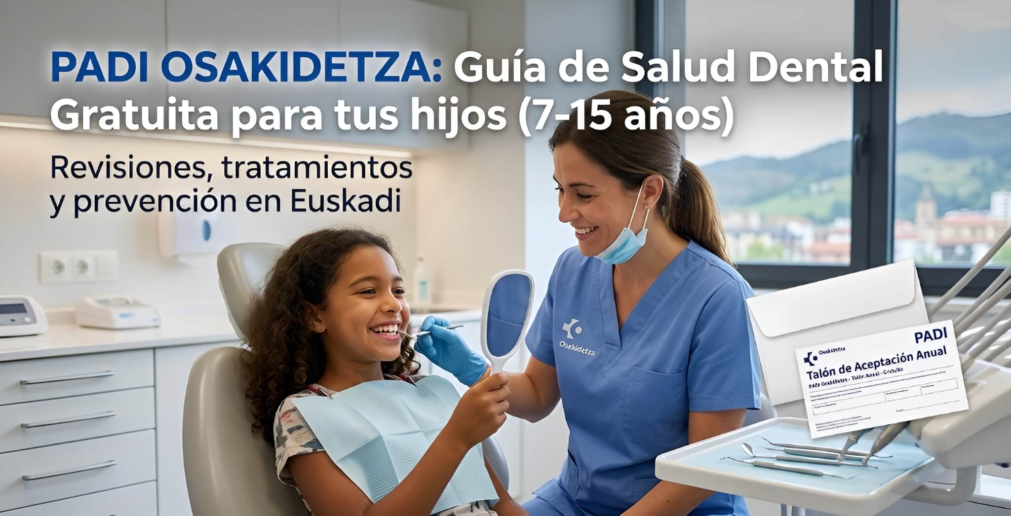 PADI Osakidetza: qué es el Programa de Asistencia Dental Infantil del País Vasco y cómo solicitarlo