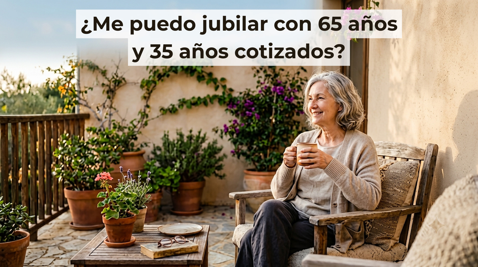 me puedo jubilar con 65 años y 35 años cotizados