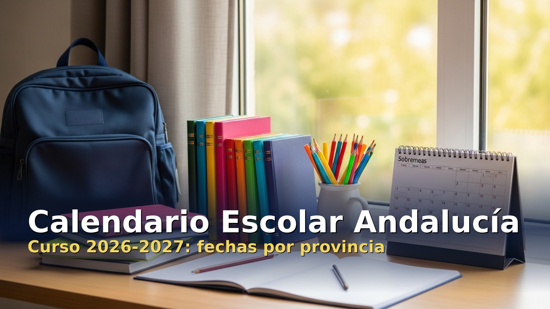 Calendario escolar de Andalucía 2026-2027
