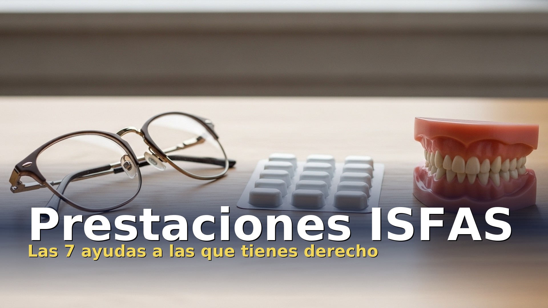 Prestaciones ISFAS: gafas, medicamentos y prótesis dental, algunas de las ayudas cubiertas