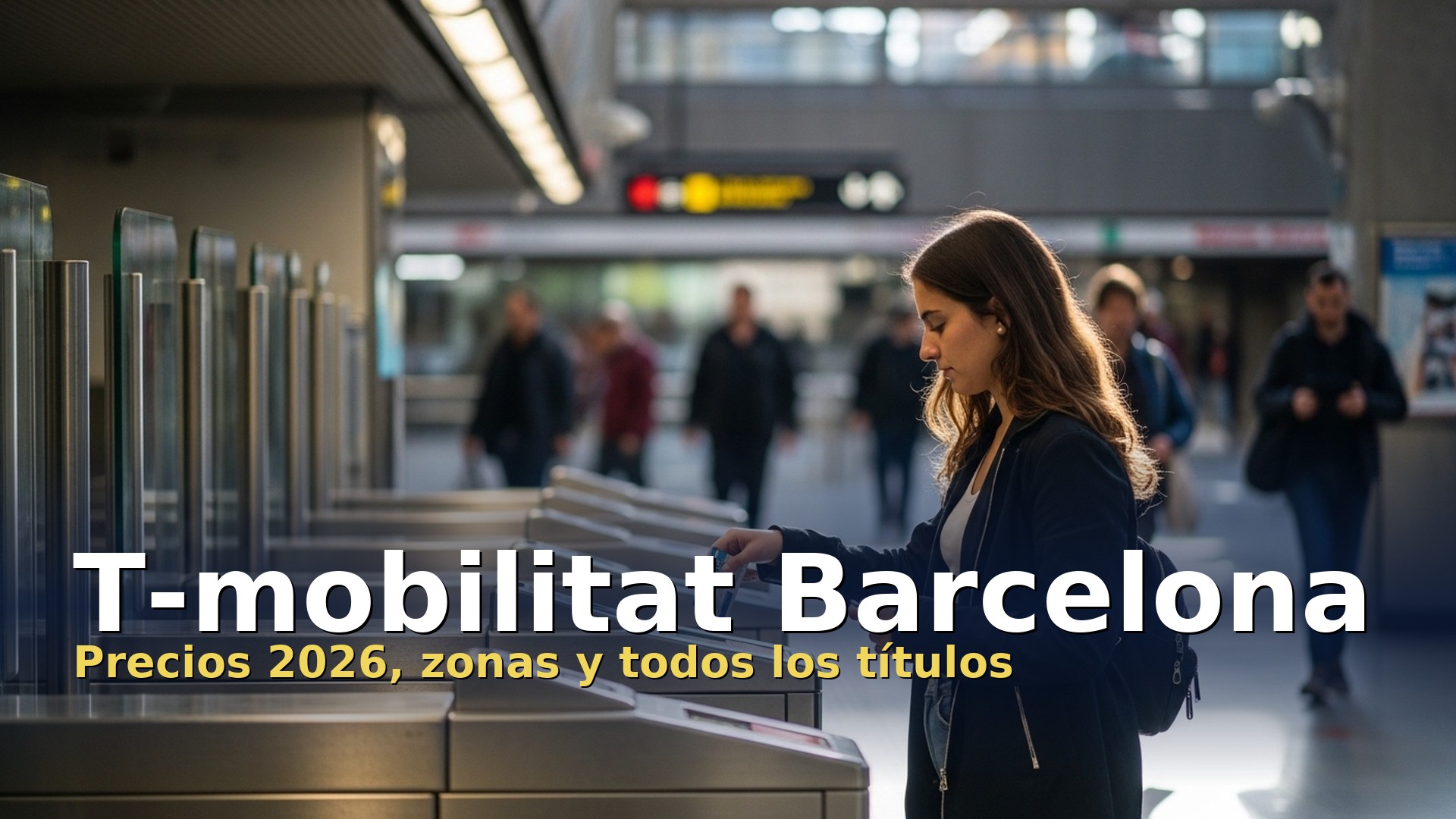 T-mobilitat: tarjeta de transporte público de Barcelona