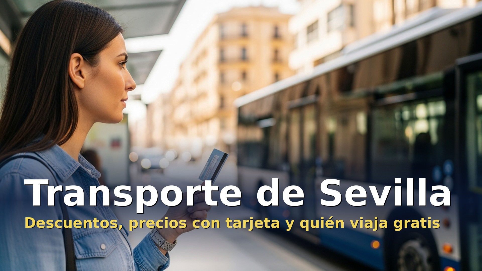 Transporte Sevilla: tarjeta del Consorcio para viajar con descuento en autobús y metro