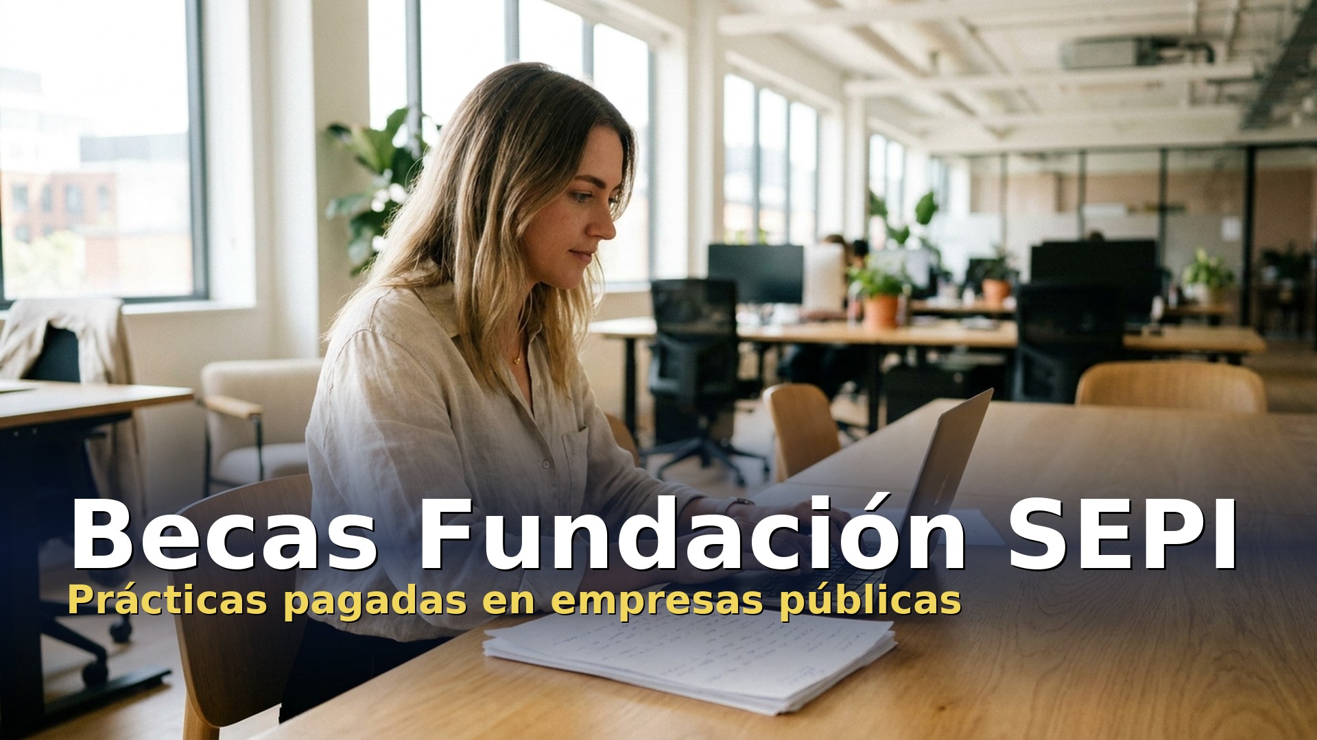 Becas Fundación SEPI: prácticas remuneradas en empresas públicas para universitarios y FP Superior