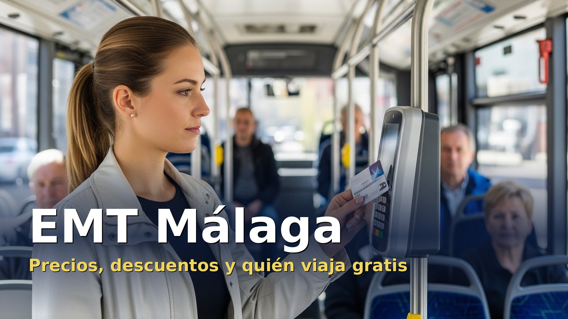 EMT Málaga: validar la tarjeta de transporte en el autobús urbano para pagar menos por viaje