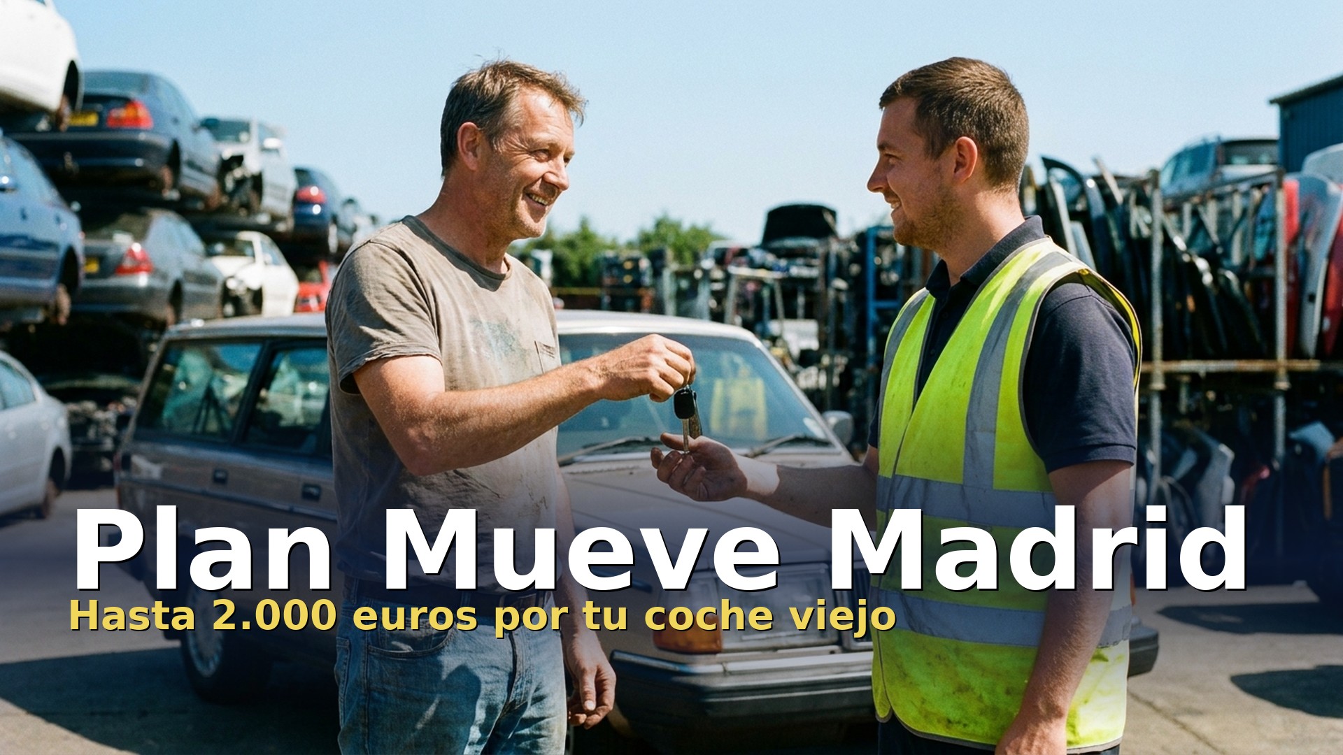 Plan Mueve Madrid: ayuda por achatarrar el coche viejo