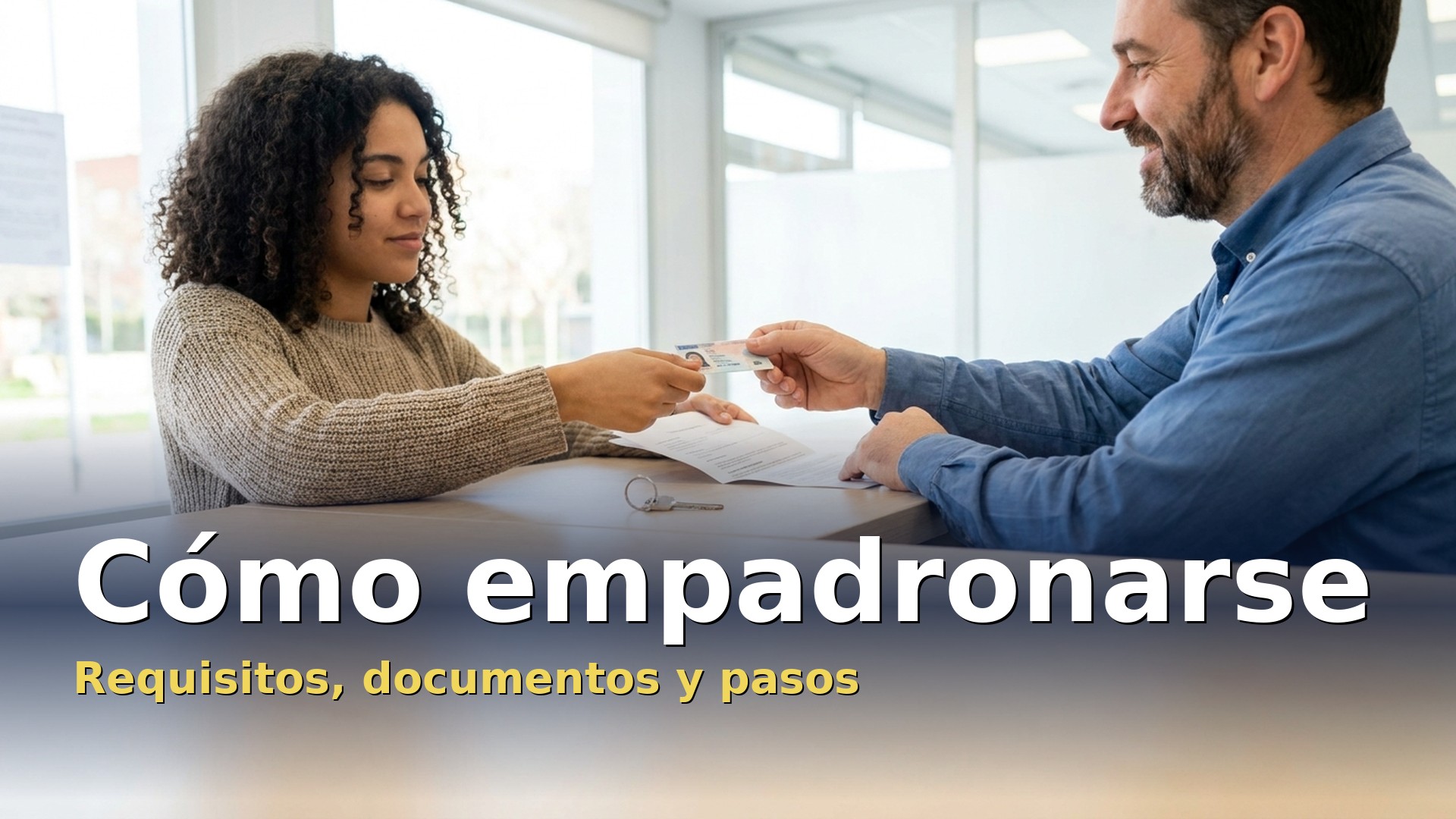 Cómo empadronarse en un municipio paso a paso