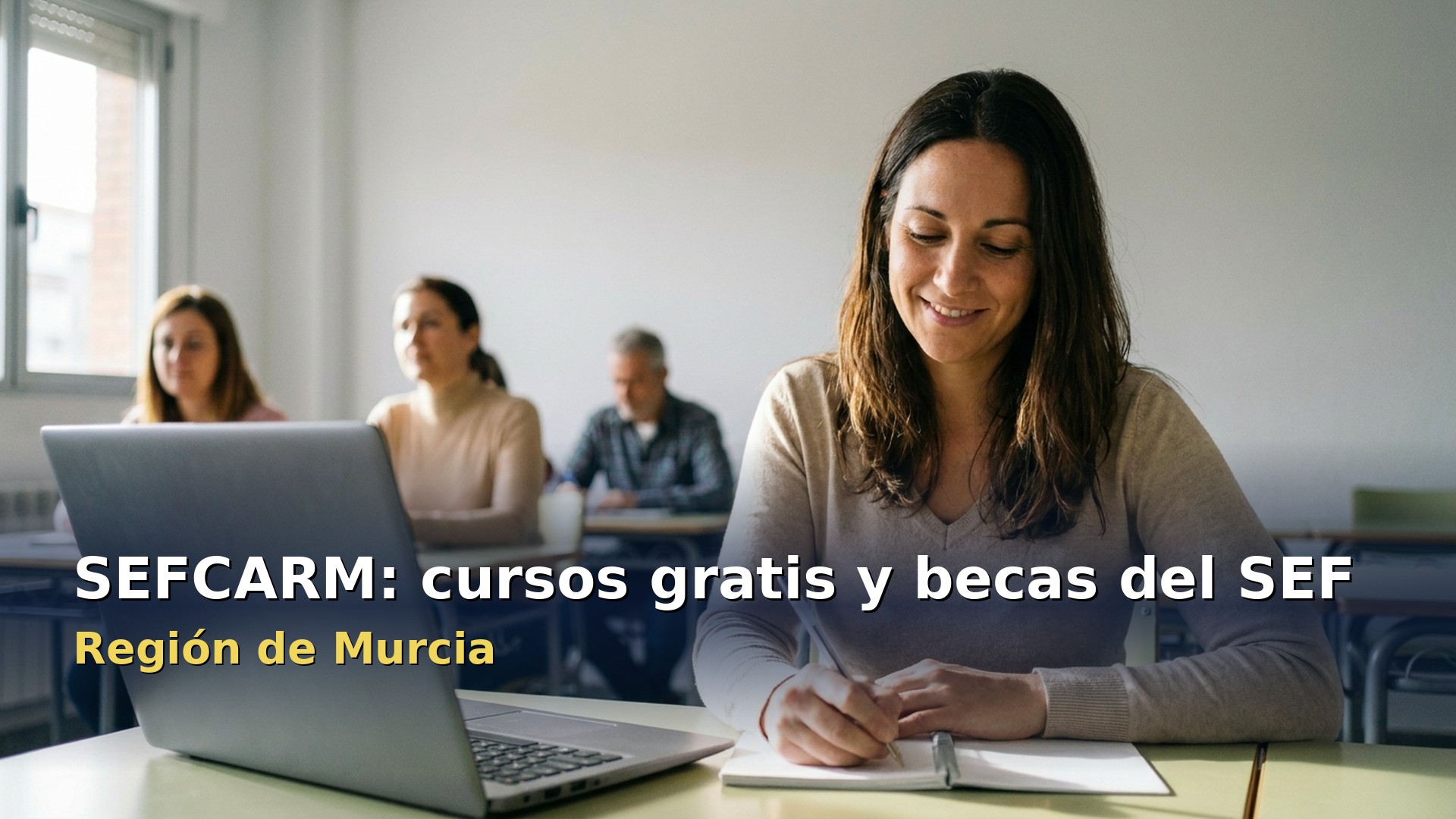 SEFCARM: cursos gratis, becas de formación y ayudas del SEF en la Región de Murcia