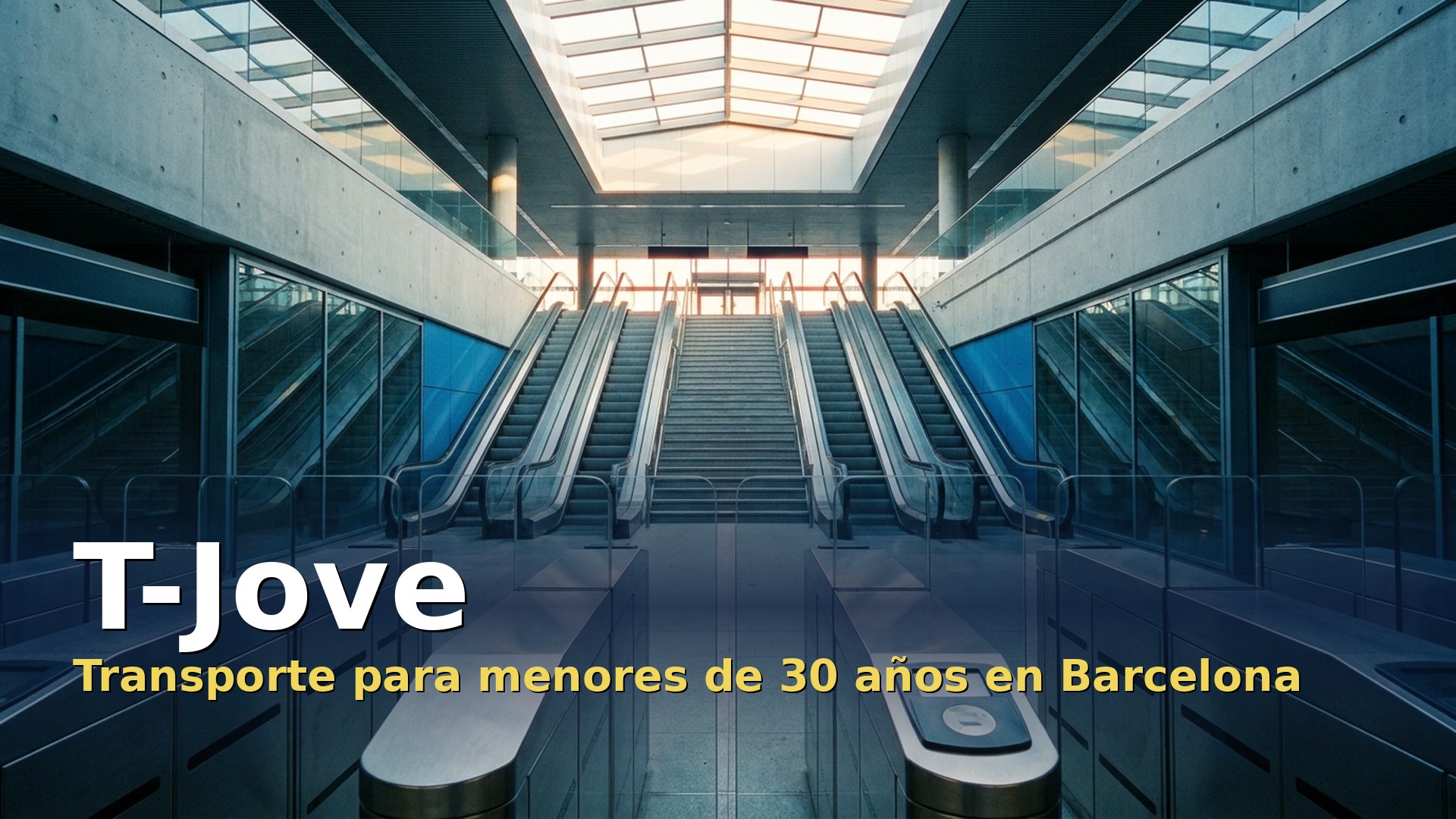 T-Jove, el título de transporte para menores de 30 años en Barcelona