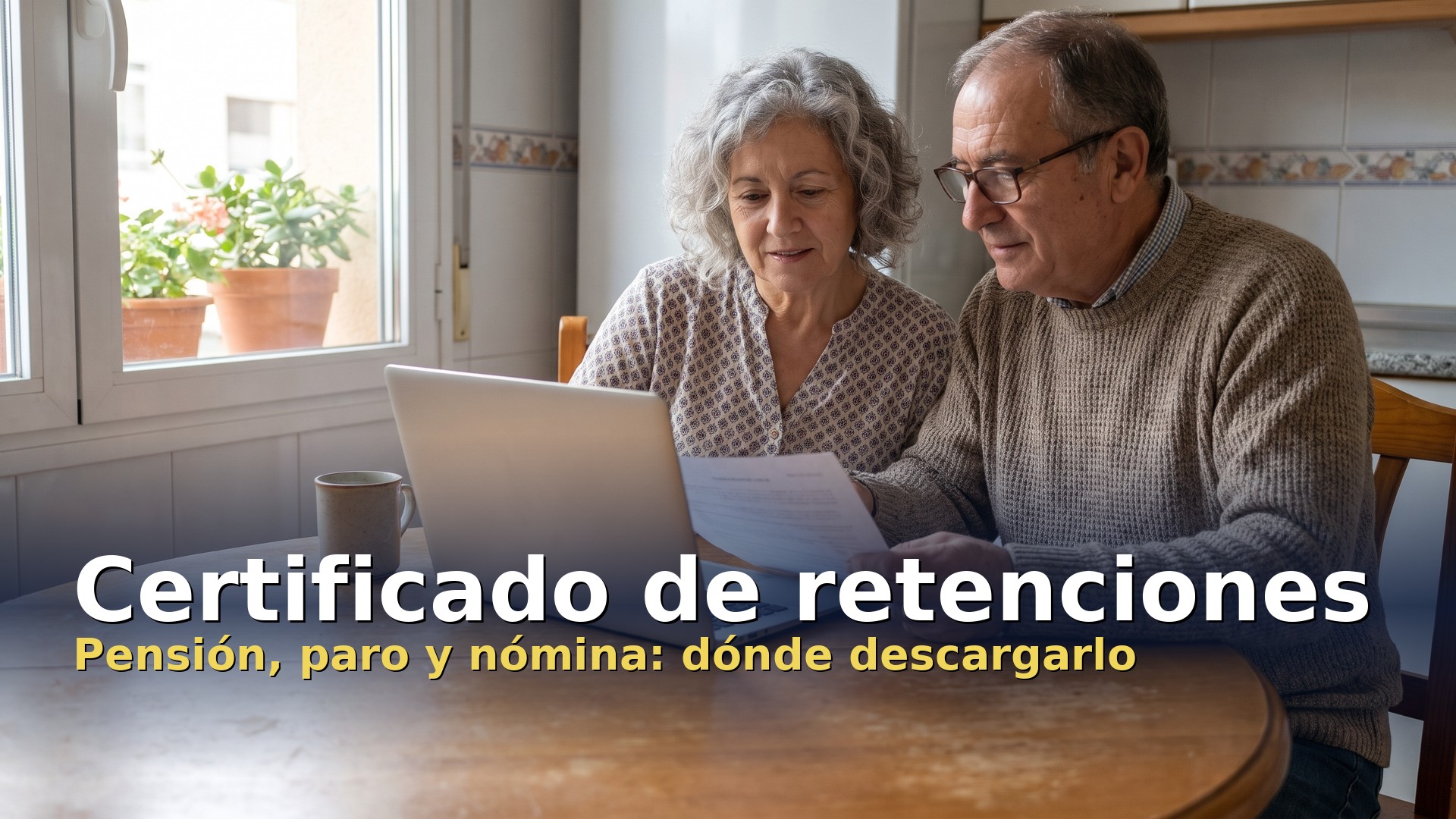 certificado de retenciones de la pensión, el paro y la nómina: dónde descargarlo